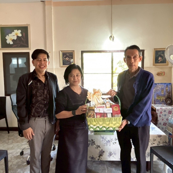 กองกองทุนส่งเสริมงานวัฒนธรรม เยี่ยมนายทำนุ อ้นประเสริฐ ผู้มีผลงานดีเด่นฯ