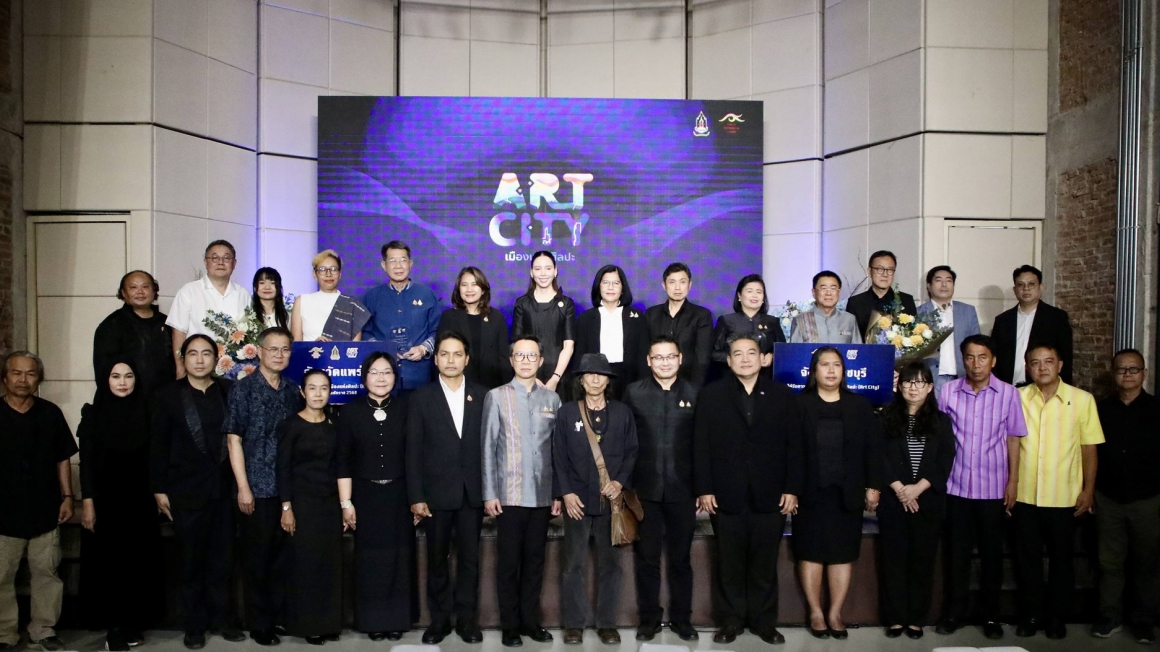 กรมส่งเสริมวัฒนธรรมร่วมงานแถลงข่าวและนิทรรศการโครงการพัฒนาศักยภาพชุมชนสู่การเป็นเมืองแห่งศิลปะ ประจำปีพุทธศักราช ๒๕๖๘