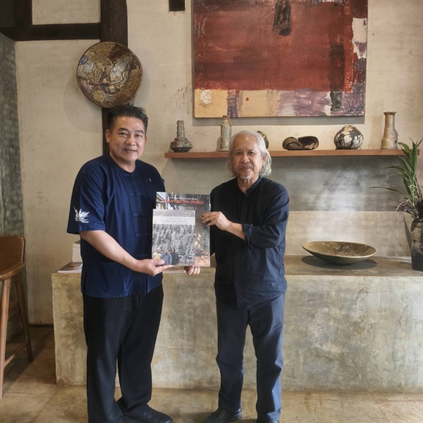 ผู้อำนวยการกองกองทุนส่งเสริมงานวัฒนธรรม ลงพื้นที่เยี่ยมนายสมลักษณ์ ปันติบุญ ศิลปินแห่งชาติ