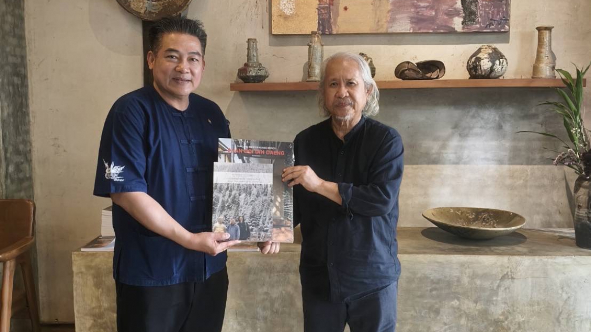 ผู้อำนวยการกองกองทุนส่งเสริมงานวัฒนธรรม ลงพื้นที่เยี่ยมนายสมลักษณ์ ปันติบุญ ศิลปินแห่งชาติ