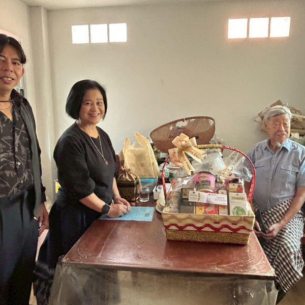 กองกองทุนส่งเสริมงานวัฒนธรรม เยี่ยมรองศาสตราจารย์วิวัฒน์ เตมียพันธ์ ศิลปินแห่งชาติ