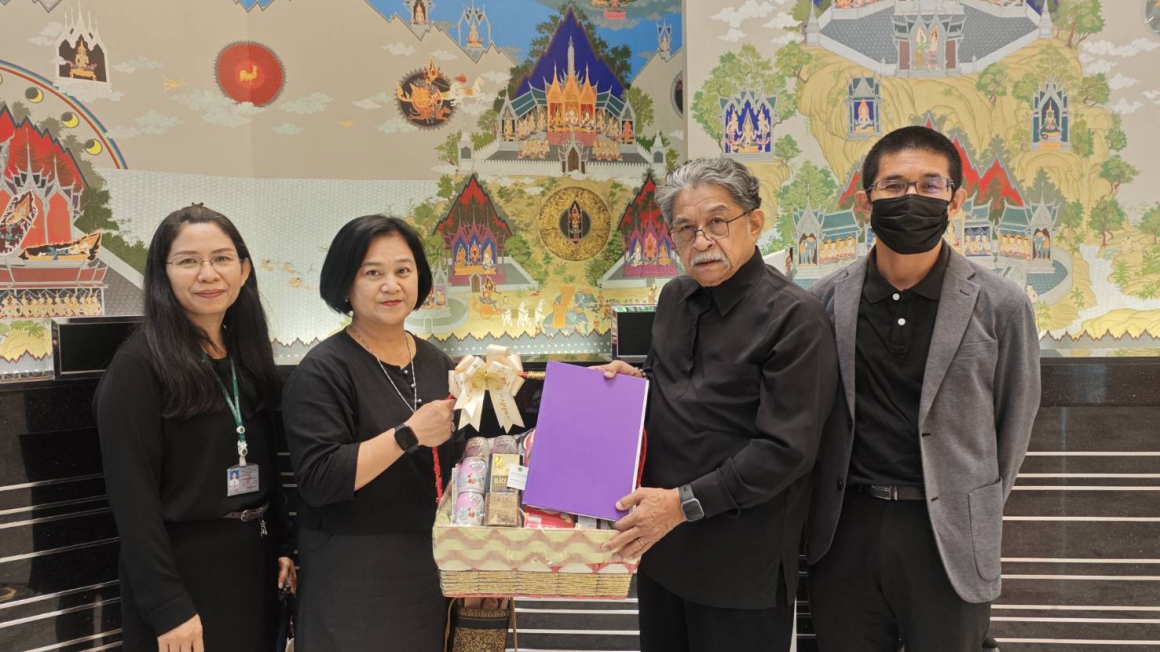กองกองทุนส่งเสริมงานวัฒนธรรม เยี่ยมศิลปินแห่งชาติ ๒ ท่าน