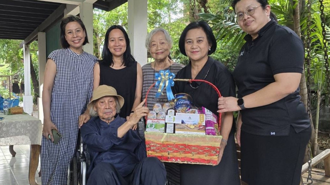 กองกองทุนส่งเสริมงานวัฒนธรรม เยี่ยมศิลปินแห่งชาติ ๒ ราย