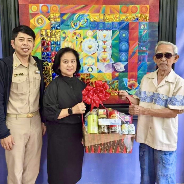 กองกองทุนส่งเสริมงานวัฒนธรรม เยี่ยมศิลปินแห่งชาติ ๒ ท่าน