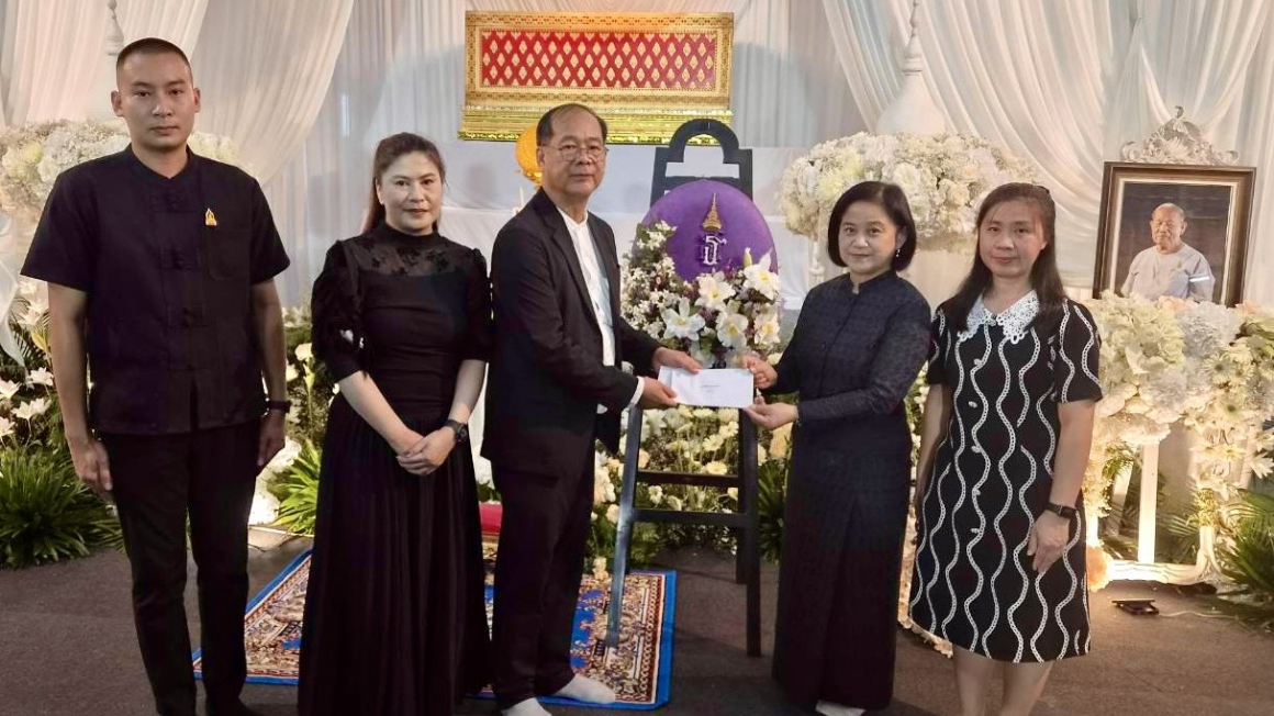พิธีสวดพระอภิธรรม ร้อยตรี ทวี บูรณเขตต์ ศิลปินแห่งชาติ