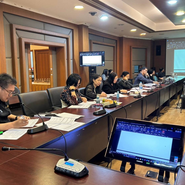 กองทุนส่งเสริมงานวัฒนธรรมเข้าประชุมร่วม ๓ ฝ่าย เพื่อหารือร่างตัวชี้วัดของกองทุนส่งเสริมงานวัฒนธรรม ประจำปีบัญชี ๒๕๗๐